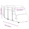 vidaXL Motorhome Covers Grey 570x235x275 cm Non-woven Fabric