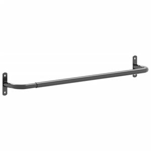 vidaXL Saddle Pad Rack Black Iron