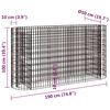 vidaXL Gabion Raised Bed Galvanised Iron 190x50x100 cm