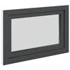 vidaXL Basement Window RISOR 90x60 cm Tilt&Turn DIN Right Anthracite