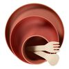Bo Jungle 5 Piece Baby Tableware Set CPLA Terracotta