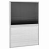 vidaXL Plisse Insect Screen for Windows Aluminium 80x120 cm with Shade