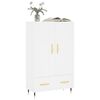 vidaXL Highboard White 69.5x31x115 cm Engineered Wood