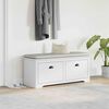 vidaXL Hallway Bench BODO White 114x40x45 cm