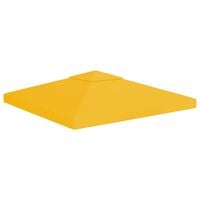 vidaXL 2-Tier Gazebo Top Cover 310 g/m² 3x3 m Yellow