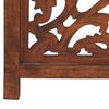 vidaXL Hand carved 3-Panel Room Divider Brown 120x165 cm Solid Mango Wood