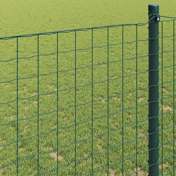 vidaXL Euro Fence Green 1 x 25 m PVC-coated iron