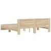 vidaXL Bed Frame without Mattress Sonoma Oak 200x200 cm