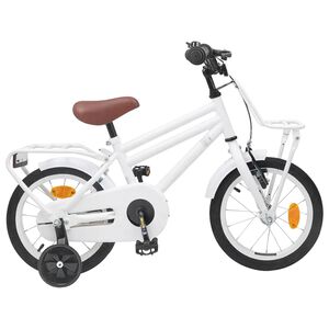 vidaXL Kids Bike 12 Inches for 2-4 Years Old White