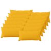 vidaXL Cushion with Pillow HEERLEN 12 pcs Light Yellow Fabric