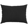 vidaXL Sofa Pillows 2 pcs Black 70 x 50 cm Fabric