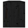 vidaXL Wall Cabinets 2 pcs Black 60x30x35 cm Solid Pinewood