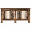 vidaXL Radiator Cover Smoked Oak 172 x 19 x 81.5 cm Engineered Wood