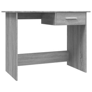 vidaXL Desk Grey Sonoma 100x50x76 cm Engineered Wood