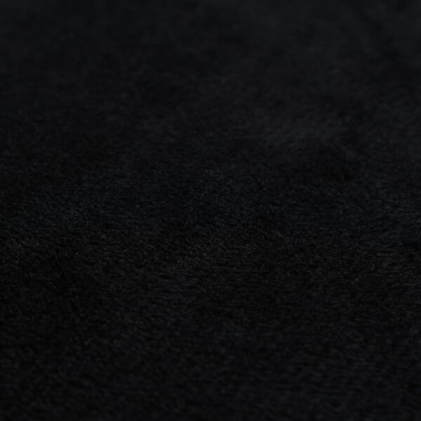 vidaXL Cushion Covers 4 pcs Velour 50x50 cm Black