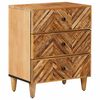 vidaXL Bedside Table Brown 50 x 33 x 60 cm Solid Mango Wood