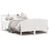 vidaXL Bed Frame without Mattress White 120x200 cm Solid Wood Pine
