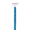vidaXL Work Rope Blue 6 mm 100 m Polypropylene
