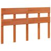vidaXL Bed Frame without Mattress Wax Brown 140x200 cm Solid Wood Pine