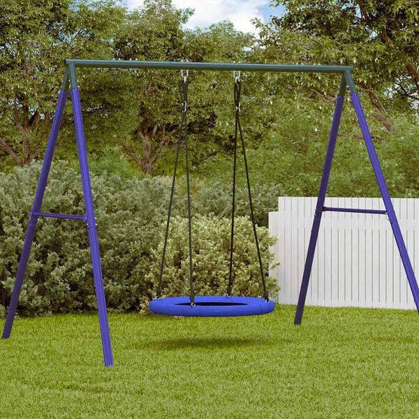 vidaXL Nest Swing Blue 100 x 100 x 180 cm