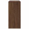 vidaXL Sideboard with Drawer Brown Oak 80x34x76 cm Engineered Wood