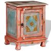 vidaXL Nightstand Solid Mango Wood Orange