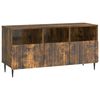 vidaXL TV Cabinet Smoked Oak 102 x 34.5 x 50 cm Engineered Wood