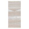vidaXL Rug Beige 80x150 cm Cotton