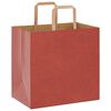 vidaXL Paper Bags 50 pcs with Handles Red 26x17x25 cm