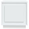vidaXL Bedside Cabinet White 44x35x45 cm Engineered Wood