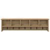 vidaXL Wall-Mounted Coat Rack with Shelf Artisan Oak 100 x 16 x 26 cm