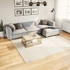vidaXL Rug OVIEDO Short Pile Beige 240x240 cm