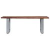 vidaXL Coffee Table with Live Edges 115x60x40 cm Solid Acacia Wood