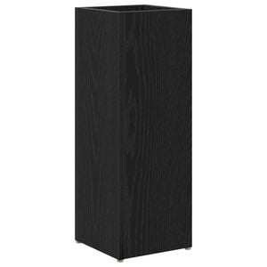 vidaXL Umbrella Stand Black Oak 20 x 20 x 55.5 cm Engineered Wood