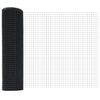 vidaXL Welded Wire Fence Grey 0.6 x 50 m