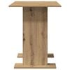 vidaXL Dining Table Artisan oak 110 x 60 x 75 cm Engineered wood