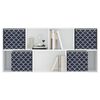 vidaXL Foldable Storage Boxes 4 pcs Blue 32x32x32 cm Non-woven Fabric