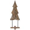 vidaXL Christmas Tree with Stand Brown 120 cm Solid teak wood