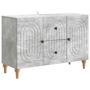vidaXL TV Cabinet Concrete Grey 89 x 34.5 x 60 cm Engineered Wood