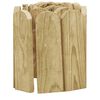 vidaXL Border Roll Green 120 cm Impregnated Pinewood