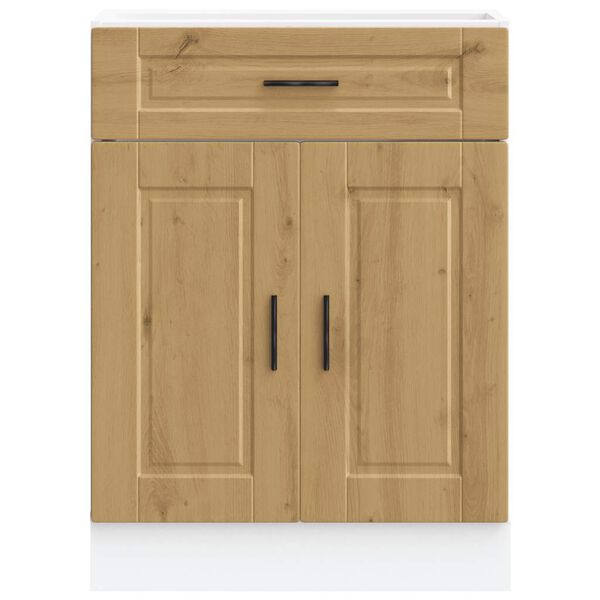 vidaXL Kitchen Base Cabinet&nbsp;Porto Artisan Oak Engineered Wood