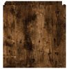 vidaXL Bedside Cabinet Smoked Oak 45x50x50 cm Engineered Wood