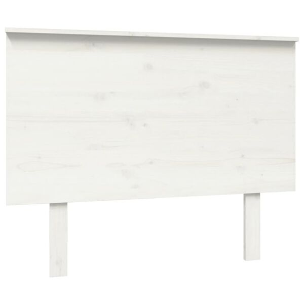 vidaXL Bed Headboard White 104x6x82.5 cm Solid Wood Pine