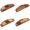 vidaXL Stair Mats Self-adhesive 5 pcs 65x21x4 cm Brown
