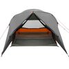 vidaXL Dome Tent with Roof Grey and Orange 455 x 252 x 178 cm