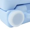 vidaXL Camping Toilet Manual Light Blue and White 41.5 x 36.5 x 30 cm