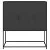 vidaXL Highboard Black 100.5x39x107 cm Steel