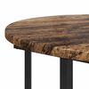 vidaXL Side Table Set 2 pcs Old wood and Black 50 x 50 x 50.5 cm