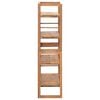 vidaXL Shelving Unit 60x30x120 cm Solid Teak Wood