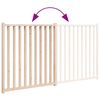 vidaXL Dog Gate Foldable 2 Panels 160 cm Solid Wood Fir